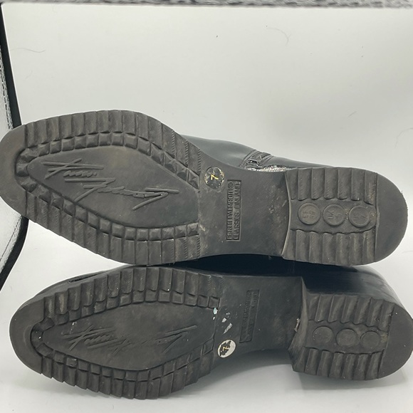 “PERTTI PALMROTH” Black Patent Ankle Boots Made In Finland. - Picture 7 of 16